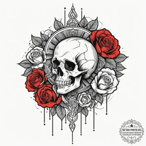 Tattoo design a pixelated explosion that tran... - эскиз тату (№1752974968_0, 20.07.2025 01:29) — tattoo-photo.ru