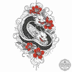 Tattoo sketch a gentle ripple effect symboliz... - эскиз тату (№1752975645_0, 20.07.2025 01:40) — tattoo-photo.ru