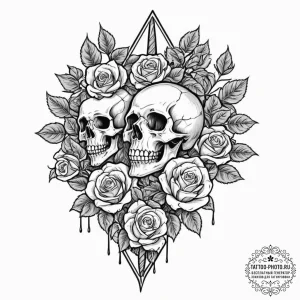 Spear, concept art for tattoo, black and whit... - эскиз тату (№1752976151_0, 20.07.2025 01:49) — tattoo-photo.ru