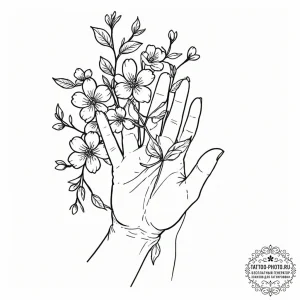 Tattoo sketch a vine wrapping around a human... - эскиз тату (№1752982135_0, 20.07.2025 03:28) — tattoo-photo.ru