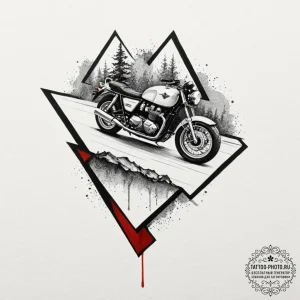 Tattoo design a tiny, abstract representation... - эскиз тату (№1752987790_0, 20.07.2025 05:03) — tattoo-photo.ru