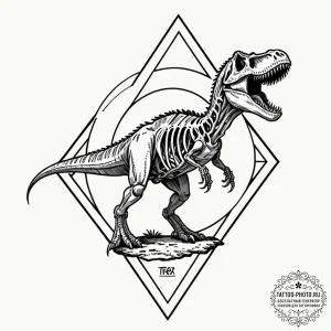 149. (jurassic park) a minimalist linework ta... - эскиз тату (№1752990240_0, 20.07.2025 05:44) — tattoo-photo.ru