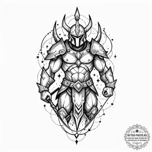 Tattoo design a constellation that forms the... - эскиз тату (№1752991253_0, 20.07.2025 06:00) — tattoo-photo.ru