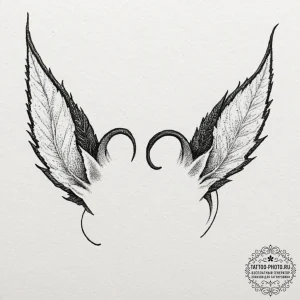 Tattoo design a pair of elf ears with subtle... - эскиз тату (№1752992098_0, 20.07.2025 06:14) — tattoo-photo.ru