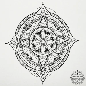 Tattoo design a single, robust anchor, repres... - эскиз тату (№1752994040_0, 20.07.2025 06:47) — tattoo-photo.ru