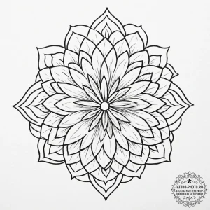 Palm tree, tattoo line art, black outline onl... - эскиз тату (№1752996961_0, 20.07.2025 07:36) — tattoo-photo.ru