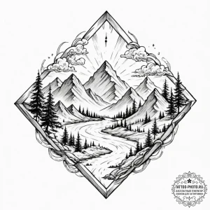Tattoo design a stylized "boss battle" health... - эскиз тату (№1752999496_0, 20.07.2025 08:18) — tattoo-photo.ru