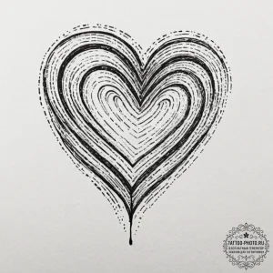 Tattoo sketch a stylized fingerprint forming... - эскиз тату (№1753003385_0, 20.07.2025 09:23) — tattoo-photo.ru