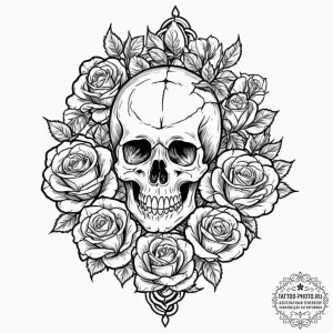 Tattoo sketch a 'waffle' on one, 'syrup' on t... - эскиз тату (№1753004820_0, 20.07.2025 09:47) — tattoo-photo.ru