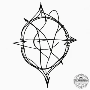 Tattoo sketch a sagittarius archer's arrow tu... - эскиз тату (№1753007573_0, 20.07.2025 10:32) — tattoo-photo.ru