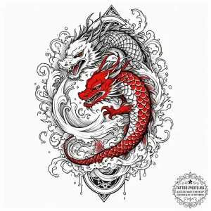 Tattoo sketch a 'waffle' on one, 'syrup' on t... - эскиз тату (№1753007827_0, 20.07.2025 10:37) — tattoo-photo.ru