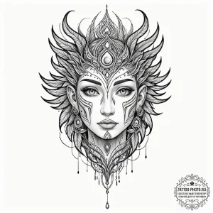 A sketch of the mondoshawans, mysterious and... - эскиз тату (№1753008589_0, 20.07.2025 10:49) — tattoo-photo.ru