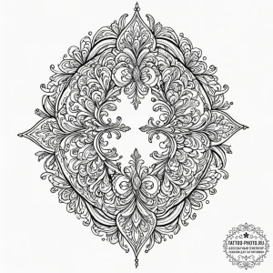 Tattoo design two halves of a puzzle that for... - эскиз тату (№1753008760_0, 20.07.2025 10:52) — tattoo-photo.ru