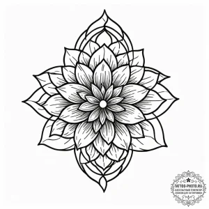 Flower of life, tattoo flash sheet design, li... - эскиз тату (№1753009771_0, 20.07.2025 11:09) — tattoo-photo.ru