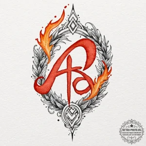 49. tattoo design: a watercolor interpretatio... - эскиз тату (№1753011381_0, 20.07.2025 11:36) — tattoo-photo.ru