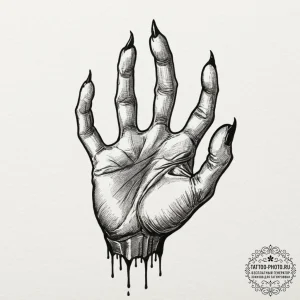 Tattoo sketch a mythological creature's power... - эскиз тату (№1753012055_0, 20.07.2025 11:47) — tattoo-photo.ru