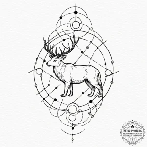 Tattoo sketch a constellation forming a speci... - эскиз тату (№1753012479_0, 20.07.2025 11:54) — tattoo-photo.ru