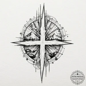 Tattoo design an abstract representation of "... - эскиз тату (№1753029604_0, 20.07.2025 16:40) — tattoo-photo.ru