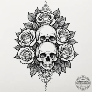 Bracelet, artistic tattoo sketch, on a clean... - эскиз тату (№1753029686_0, 20.07.2025 16:41) — tattoo-photo.ru