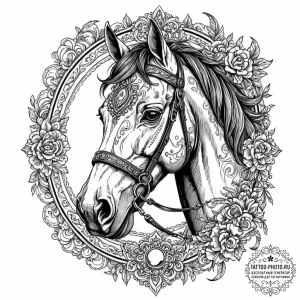 A trash polka composition of officer k's wood... - эскиз тату (№1753032913_0, 20.07.2025 17:35) — tattoo-photo.ru