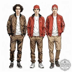A graphic novel portrait of the main characte... - эскиз тату (№1753050579_0, 20.07.2025 22:29) — tattoo-photo.ru