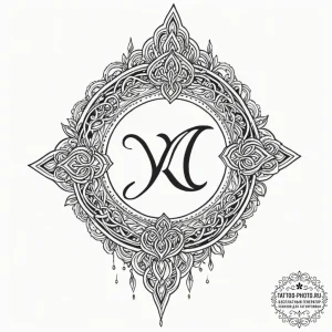 149. tattoo design: a minimalist "veda" rune,... - эскиз тату (№1753053465_0, 20.07.2025 23:17) — tattoo-photo.ru