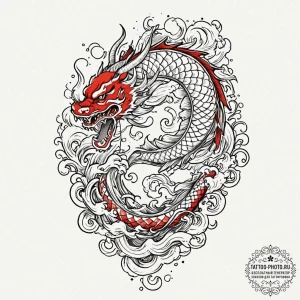 Forest, tattoo sketch design, irezumi japanes... - эскиз тату (№1753054870_0, 20.07.2025 23:41) — tattoo-photo.ru