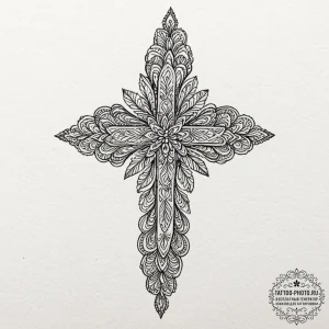 Tattoo sketch a delicate lace pattern wrappin... - эскиз тату (№1753061553_0, 21.07.2025 01:32) — tattoo-photo.ru