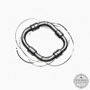 Tattoo design a subtle "connector" element, l... - эскиз тату (№1753063948_0, 21.07.2025 02:12) — tattoo-photo.ru