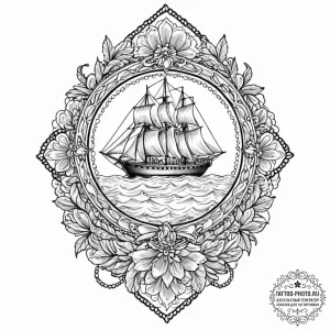 Lace, tattoo flash sheet design, black and wh... - эскиз тату (№1753064275_0, 21.07.2025 02:17) — tattoo-photo.ru