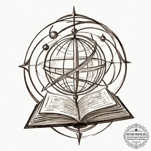 Tattoo sketch the glyph for sagittarius (9th... - эскиз тату (№1753084817_0, 21.07.2025 08:00) — tattoo-photo.ru