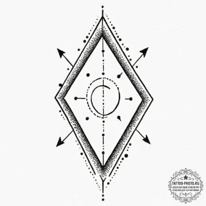 Arrow, tattoo sketch design, black and white... - эскиз тату (№1753085314_0, 21.07.2025 08:08) — tattoo-photo.ru