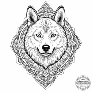 A horrifying graphic novel style tattoo of th... - эскиз тату (№1753096674_0, 21.07.2025 11:17) — tattoo-photo.ru