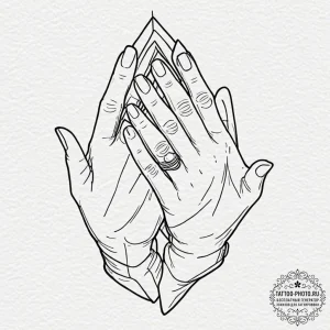 Tattoo design a subtle 'pinky promise' gestur... - эскиз тату (№1753099083_0, 21.07.2025 11:58) — tattoo-photo.ru