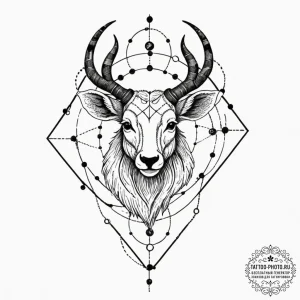 Tattoo design an abstract watercolor portrait... - эскиз тату (№1753111428_0, 21.07.2025 15:23) — tattoo-photo.ru
