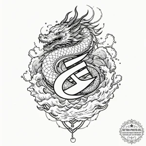 Tattoo design a glowing "hit point" counter i... - эскиз тату (№1753117178_0, 21.07.2025 16:59) — tattoo-photo.ru