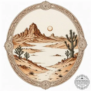 A watercolor landscape of caladan, contrastin... - эскиз тату (№1753122430_0, 21.07.2025 18:27) — tattoo-photo.ru