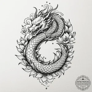 A close-up of roasting coffee beans., tattoo... - эскиз тату (№1753123527_0, 21.07.2025 18:45) — tattoo-photo.ru