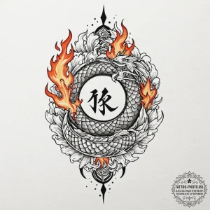 83. tattoo sketch: "krada" rune stylized as a... - эскиз тату (№1753124285_0, 21.07.2025 18:58) — tattoo-photo.ru