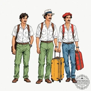 A sketch of the three main brothers from the... - эскиз тату (№1753125385_0, 21.07.2025 19:16) — tattoo-photo.ru