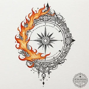 Tattoo design a blackwork representation of t... - эскиз тату (№1753130818_0, 21.07.2025 20:46) — tattoo-photo.ru