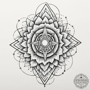 Tattoo design a subtle "force field" protecti... - эскиз тату (№1753131158_0, 21.07.2025 20:52) — tattoo-photo.ru