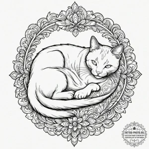Tattoo design a loyal companion animal (dog,... - эскиз тату (№1753131583_0, 21.07.2025 20:59) — tattoo-photo.ru