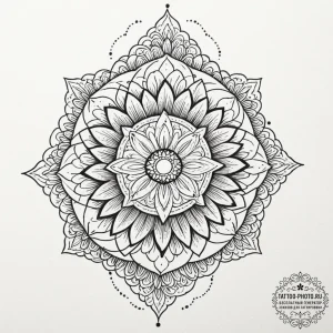 Tattoo design a subtle ombre effect on a natu... - эскиз тату (№1753138245_0, 21.07.2025 22:50) — tattoo-photo.ru