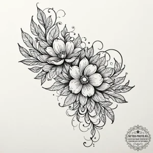 Tattoo design a spine subtly outlined with a... - эскиз тату (№1753138583_0, 21.07.2025 22:56) — tattoo-photo.ru