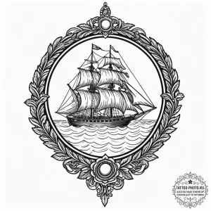 Tattoo sketch a detailed miniature antique lo... - эскиз тату (№1753140030_0, 21.07.2025 23:20) — tattoo-photo.ru