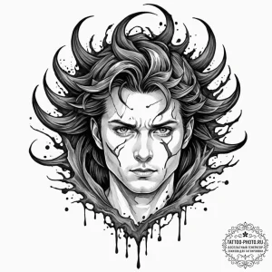 фильмы ужасов 70-х и 80-х (slasher & supernat... - эскиз тату (№1753140299_0, 21.07.2025 23:24) — tattoo-photo.ru