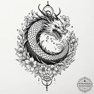 A dotwork tattoo of the five witcher signs: a... - эскиз тату (№1753148161_0, 22.07.2025 01:36) — tattoo-photo.ru