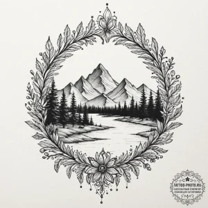 Tattoo design a delicate rendering of a perso... - эскиз тату (№1753149956_0, 22.07.2025 02:05) — tattoo-photo.ru
