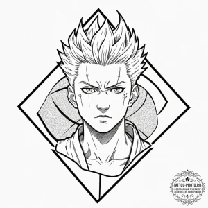 Sukuna's markings from jujutsu kaisen, tattoo... - эскиз тату (№1753173240_0, 22.07.2025 08:34) — tattoo-photo.ru